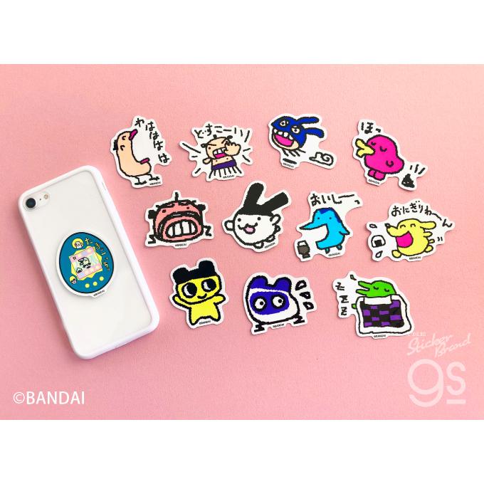 [NEW] Tamagotchi Die-Cut Sticker 12pcs Set 2024 General Sticker Japan