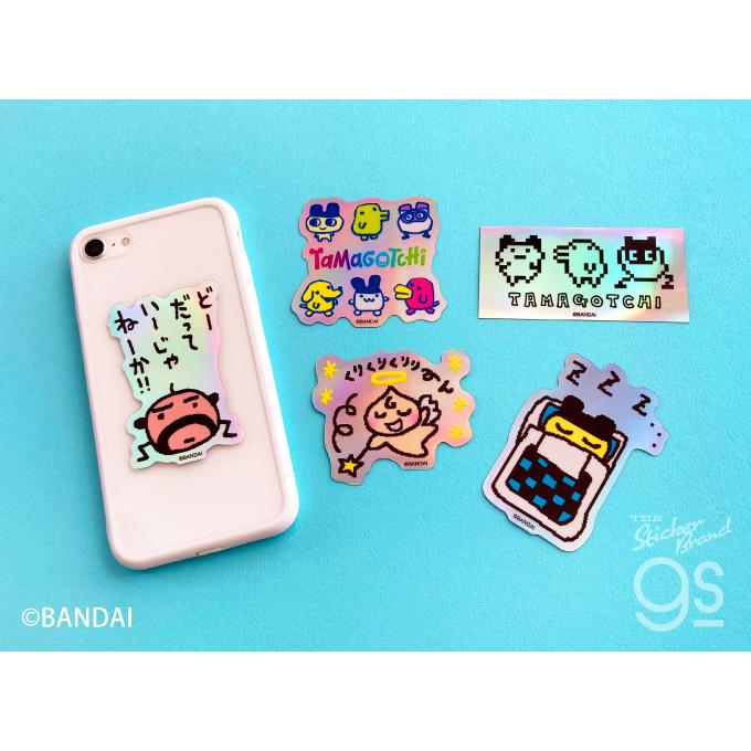 [NEW] Tamagotchi Hologram Sticker 5pcs Set 2024 General Sticker Japan