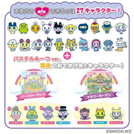 NEW] Tamagotchi Meets Pastel Meets Ver. Bandai 2019 - White