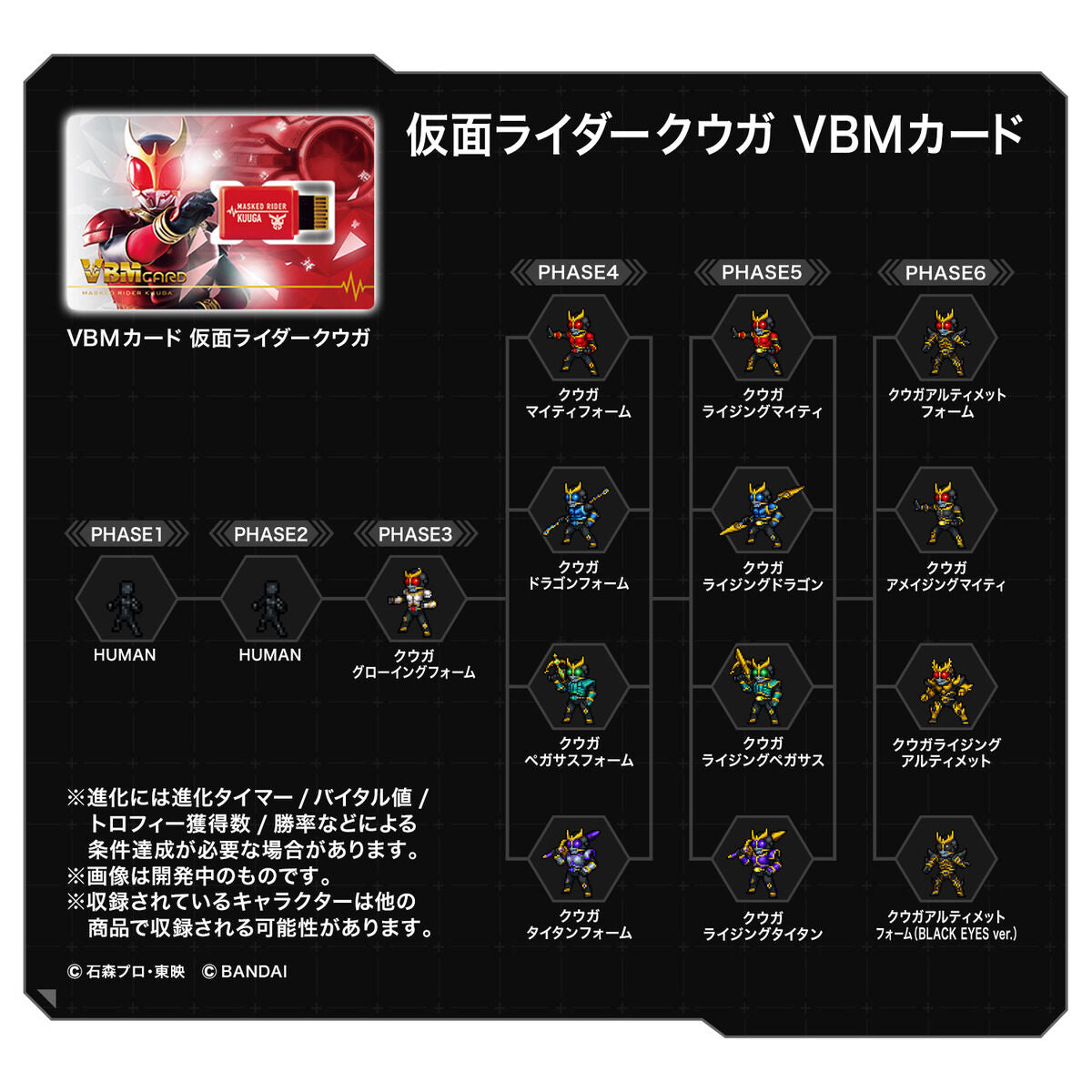 Clearance][NEW] Vital Bracelet Characters -Kamen Rider Set Bandai
