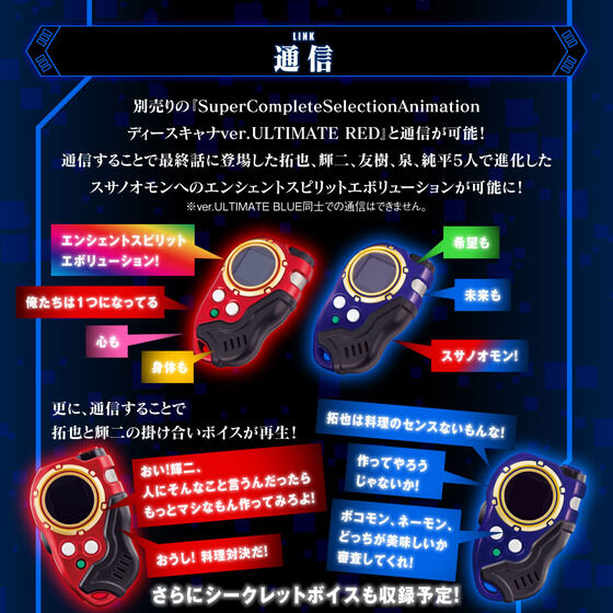 [NEW] Digimon Frontier Super Complete Selection Animation D-Scanner -ver.ULTIMATE BLUE Premium Bandai  [MAR 2023]