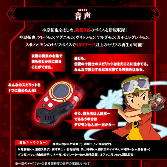 [Pre-Order][NEW] Digimon Frontier Super Complete Selection Animation D-Scanner -ver.ULTIMATE RED Premium Bandai  [MAR 2023]