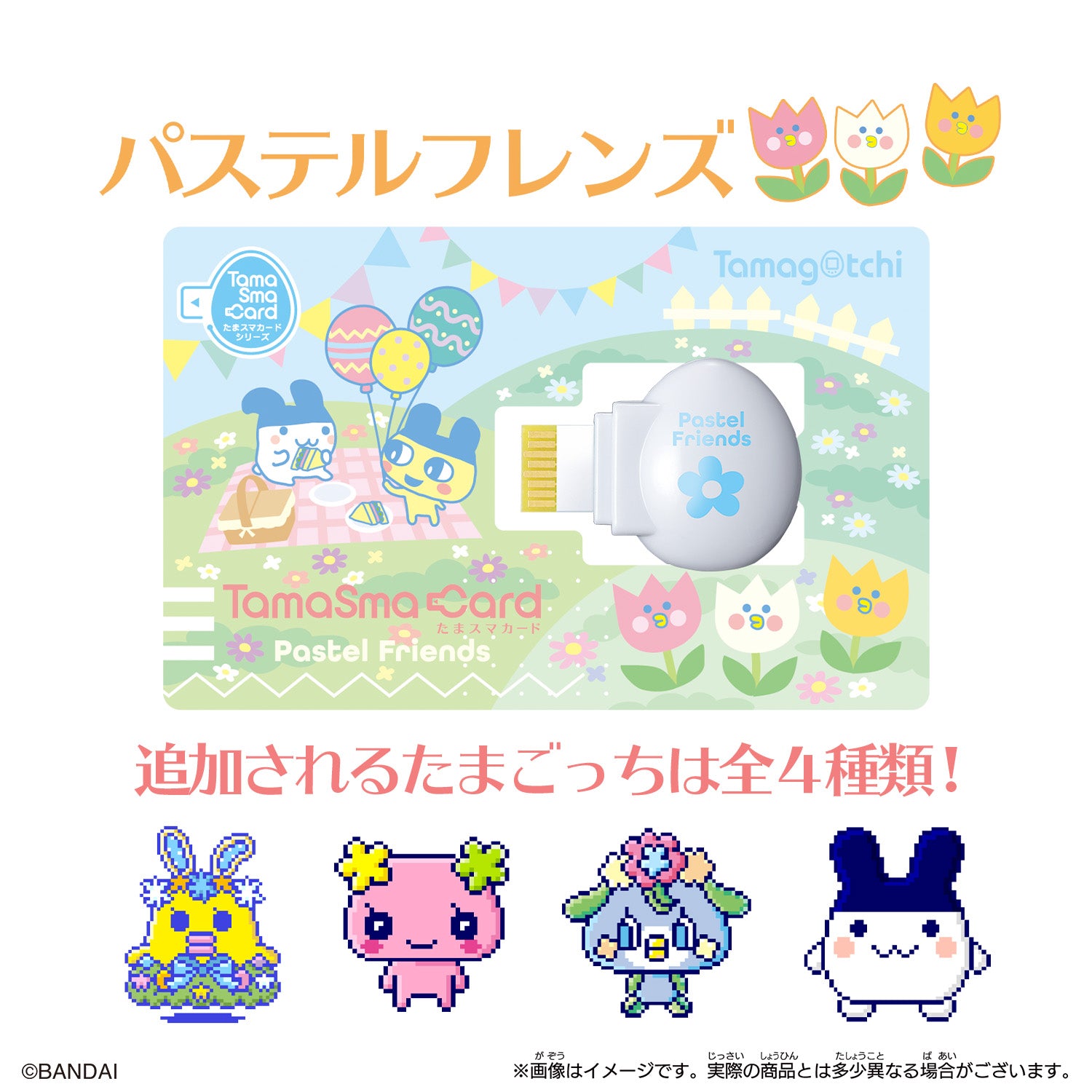 たまスマカード パステルフレンズ TamaSma Card NEW] Tamagotchi Smart -TamaSma Card- Pastel Friends Bandai Japan