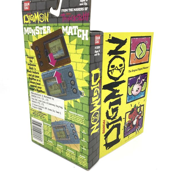 [Sin usar] Digimon Dark Blue 1997 Bandai en inglés