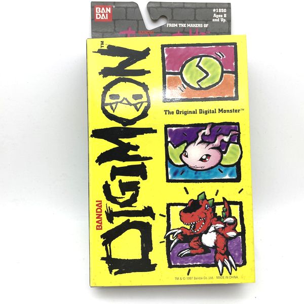 [Sin usar] Digimon Dark Blue 1997 Bandai en inglés