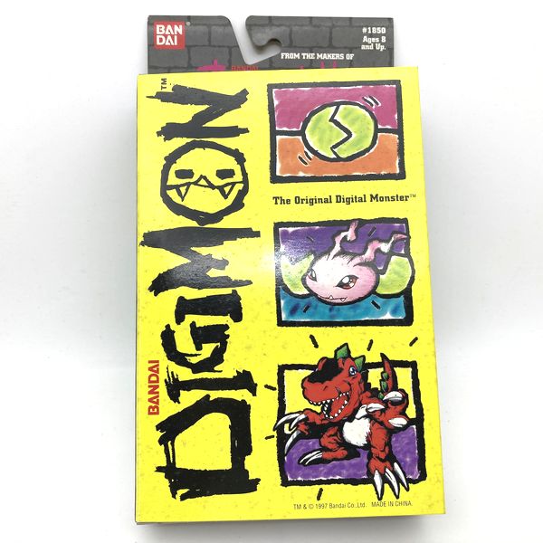 [Sin usar] Digimon Yellow 1997 Bandai en inglés