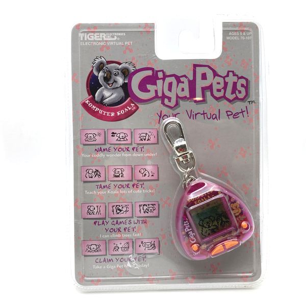 [Used] Giga Pets Computer Koala in Box Tiger Electronics 1997