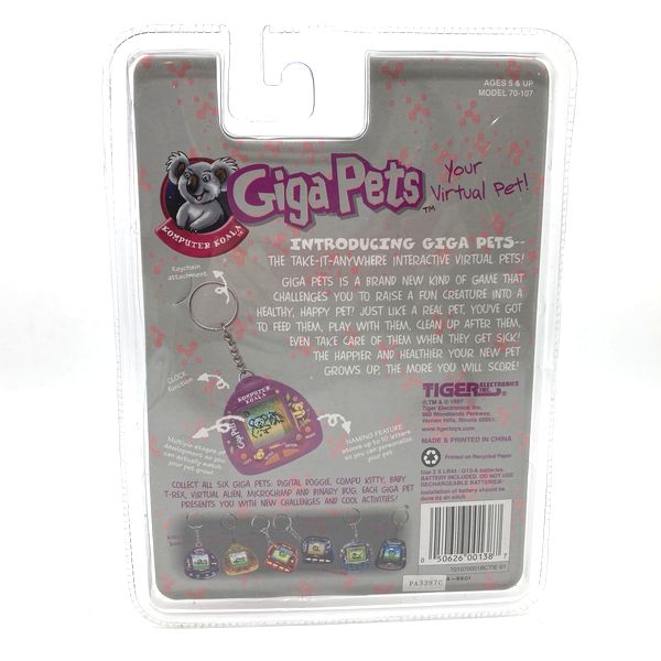 [Used] Giga Pets Computer Koala in Box Tiger Electronics 1997