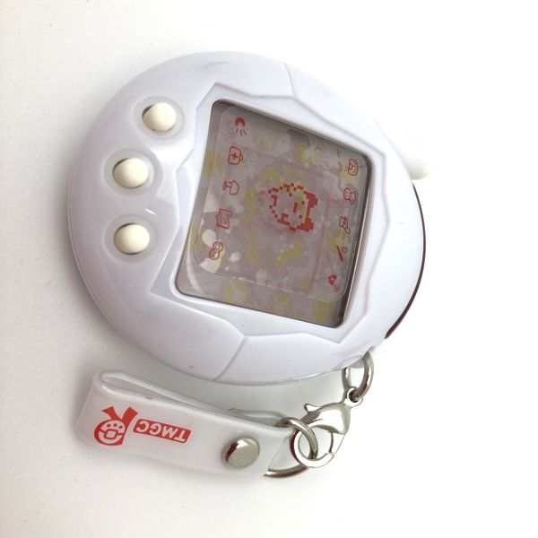 [Usado] Ketai Kaitsu TamaGotchi Akai Red Series Todo blanco en caja Bandai Japón