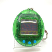 [Used] Original Tamagotchi Transparent Green Keychain No Box Bandai English Model 1996-1997