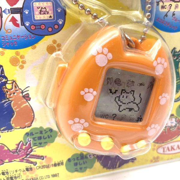 [Used] Neko Unjyatta Orange No Box Working Takara 1997 Japan Rare