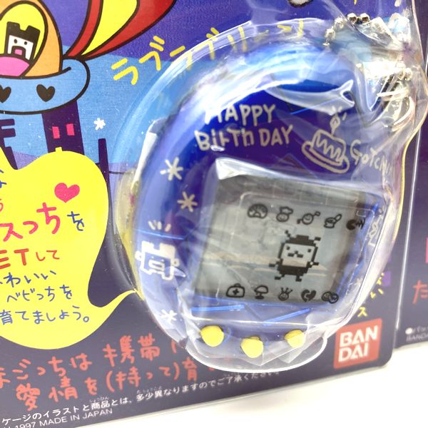[NEU] [Funktion nicht garantiert: Nur zur Abholung] Bandai TamaGotchi Osutchi / Mesutchi 1. Jahrestag, limitiert, blau / pink, SELTEN, Japan
