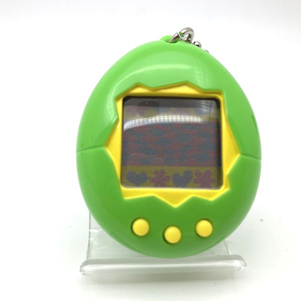 [Used] Original Tamagotchi Light Green/Yellow No Box Bandai English Model 1996-1997