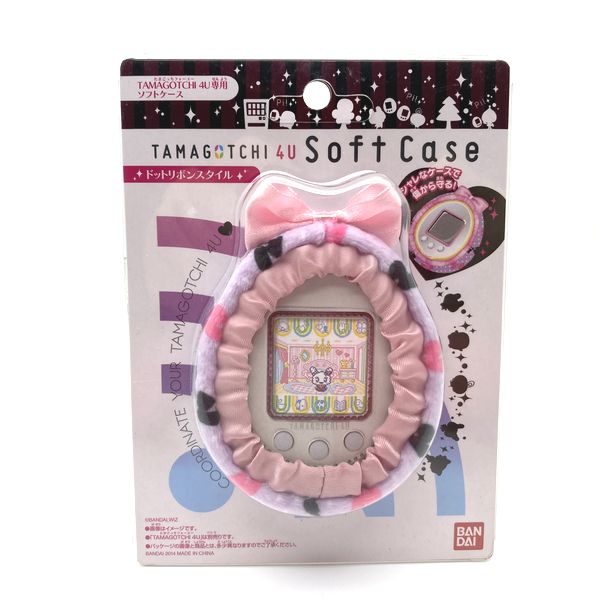 [NEW] Tamagotchi 4U Soft Case Dot Ribbon Style Bandai