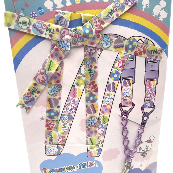 [NEW] Tamagotchi m!x Ribbon Access Strap -Colorful Egg Bandai Japan