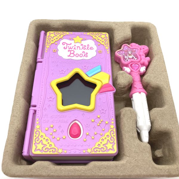 [Usado] Star Twinkle Precure Osewashitefuwa Twinkle Book con palo Bandai Japón en caja