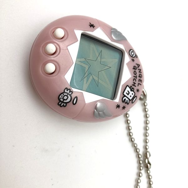 [Used] Tenshitchi no Tamagotchi Angelgotchi Pearl Pink in Box 1997 Bandai 2