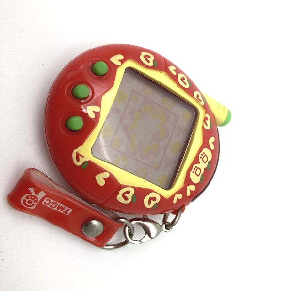 [Used] Ketai Kaitsu TamaGotchi Akai Series - Ringo Red No Box Bandai