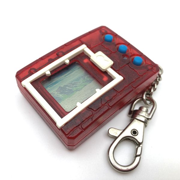 [Usado] Digital Monster Ver. 4 Clear Red Sin caja Bandai Japón 1998 Digimon