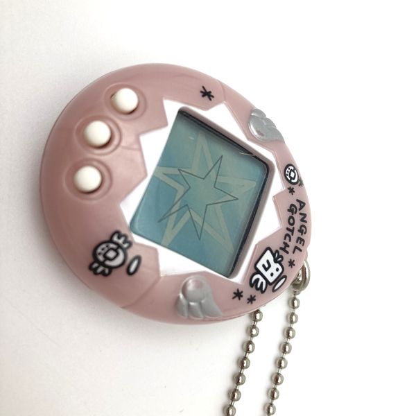 [Usado] Tenshitchi no Tamagotchi Angelgotchi Pearl Pink Sin caja 1997 Bandai Japón