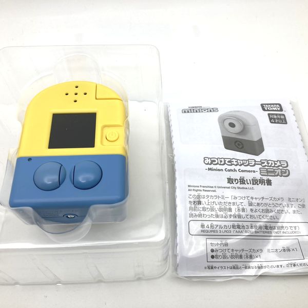 [Usado] Minion Mitsukete Catchies Cámara en caja Takara Tomy Japón 2022 1