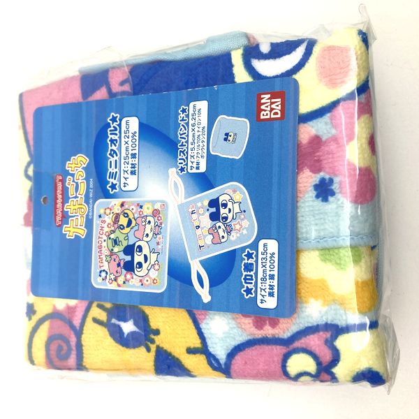 [NEW] Tamagotchi Kinchaku Pouch w/Mini towel