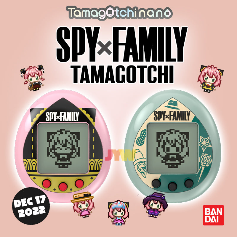 [NEW] SPY x FAMILY Tamagotchi - Anyatchi Pink | SPY Green  [ DEC 17 2022 ]  Bandai Japan [Made in China]